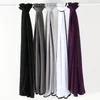 Scarves Malaysia Females High Quality Plain Chiffon Long Scarf Hijabs Ramadan Muslim Women's Turban Shawls Headwear