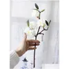 Decorative Flowers Wreaths Artificial Silk Sakura Flower Cherry Blossoms Branch For Spring Home Wedding Party Decor Fake Flores Ar Dht8N