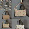 Nouveaux sacs de soirée Sac à bandoulière 26 styles Pearl Chain designer mains fourre-tout s c femmes Underarm Flower luxurys HandBag Strawberry s 230318