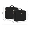 Valigette Designer Office Valigetta Document Organizer Borsa per laptop da 18 pollici Borsa da viaggio durevole Portafolio 16 Custodia rigida nera