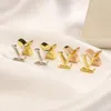 Luis – boucles d'oreilles trèfle en or 18 carats, breloques, cadeaux d'amour Premium, boucles d'oreilles de fête de mariage, conception de bijoux pour femmes, vente en gros de bijoux, 2023
