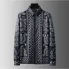 Polka Dot Allover Printed Men's Shirts Luxury Long Sleeve Four Seasons Business Casual Party Man Dress Shirts 3XL