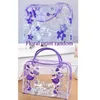 Cosmétique Sacs Cas Femmes Floral Transparent Voyage Maquillage Lavage Clair Sac À Main Bain Sous-Vêtements Articles De Toilette De Stockage Pochette Étanche 230503