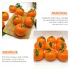 Party Decoration 6 PCS Fruit Pography Props Fake Dining Table Decor Artificial Foam Adorno Para Mesa Orange Decorative Lifelike