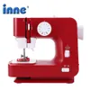 Maskiner Inne Portable Sewing Machine Mini Hushåll Electric Backlight Manual Presser Fötter Multifunktion 12 Stitich Pedal