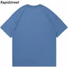 Camisetas masculinas tshirt streetwear masculino harajuku japonês garotinha camisetas gráficas de manga curta de manga curta tops de algodão com camiseta solta 230504