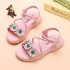Летняя детская мода сладкая принцесса цветочные детские сандалии для девочек малыш малыш
