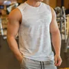 Camisetas sin mangas para hombre, camiseta sin mangas KAMB, ropa de gimnasio para hombre, culturismo, baloncesto, secado rápido, transpirable, entrenamiento deportivo, Fitness 230504