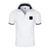 lyxmärke herr designer pikétröja T-shirt sommar mode andas kortärmad kavaj casual topp lapel polos hjärta Utskrift Toppkvalitet bomullskläder T-shirts Polos