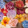 adesivos de decalques de parede floral