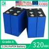 320AH Lifepo4 batterie 3.2V 310AH Grade A Rechargeable Lithium fer phosphate bricolage cellule pour Yacht Golfs RV chariot élévateur batterie solaire