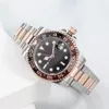 Luksusowy męski automatyczny mechaniczny zegarek ceramiczny 41 mm Zegarek w całości ze stali nierdzewnej Sapphire Night Glow Montre de Luxe