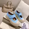 Sapatos de designer Pablo Sneakers Preto Nappa Couro Mary Jane Sapatos Mulheres Vintage Strap Plataforma Borracha Sola Sapato com caixa