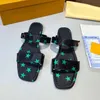 Designer Ciabatte con cuscino da piscina Sandali da donna Sunset Flat Comfort Ciabatte imbottite con cinturino anteriore Pantofole alla moda di facile stile Slide5