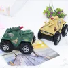 11*8*8cm elétrico de tanque de tanque de tanques de duas rodas elétrico Camuflagem verde Tanques de leopardo amarelo Tanques Kids Toys como ótimos presentes de aniversário para criança