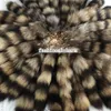 10 unids/lote 100% Real American Raccoon Fur Tail llavero bolsa encanto Cosplay juguete colgante borlas