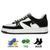 a bathing ape bambooas bape mens Casual shoes bapesta SK8 Sta camo أسود أبيض من الرجال النساء أحذية رياضية رياضية منصة حذاء