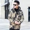 Men's Down 2023 White Duck Jacket Men Korean Print Winter Coat Puffer Warm Parka Abrigo 2028 YY1460