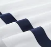 Bedding Sets Home Textile 2/3pcs Conjunto explosivo de El Style Style Blue 5 Stars Satin Strip Bed Line Coberting Sheet
