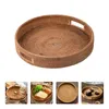 Dinnerware Sets Vintage Decorative Veggie Platter Storage Organizing Bread Serving Tray Basket Bowls Chips Hand Decor