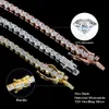 Fine Jewelry 925 Sterling Silver Vvs Moissanite Tennis Collana Diamond Mossanite Tennis Chain