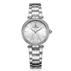 Armbandsur Sapphire Crystal Watch for Women Olense LQ8036 Vakuumelektroplätering 316L rostfritt stål damkvartsverktygslåda 2023