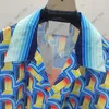 23ss Designer Men Suparsuits Mens Set Hawaii Man Blue Classical Print Suits Fomen