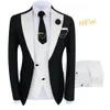 Męskie garnitury Blazery Przyjazd Terno Masculino Slim Fit Blazers Ball and pan młody dla mężczyzn butikowy mody mody kamizelki kamizelki 230503