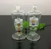 Pipas para fumar Aeecssories Cachimbas de vidrio Bongs Filtro silencioso clásico Botella de humo de agua de molino de viento de vidrio