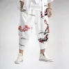 Pantaloni Moda Uomo Harem Pant Pantaloni lunghi Hip Hop con stampa floreale stile cinese per abiti da uomo caldi