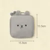 Cosmetic Bags Cases Portable Kawaii Soft Plush Bunny Pouch Cute Cosmetic Bags Large Capacity Travel Organizer Makeup Brushes Pouches Cosmetic Cases Z0504