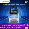 128G Android 11 Car DVD 4G WiFi Radio Navigation GPS voor Toyota Rush/Daihatsu Terios Multimedia Player Radio 2 Din DVD DSP CarPlay