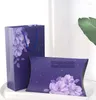 Gift Wrap 31.5x19.5x5.5cm Blue Pillow Shape Boxes And Bags.Silk Scarf Packing Box Underwear T-shirt Paper 50pcs/lot