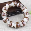 Strand Double Face Fleur De Lotus Bodhi Perles De Prière Bracelets Pour Femmes Hommes Bracelet Bijoux Cadeaux Style Vintage 032