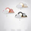 Applique nordique créative nuage chambre d'amis chambre enfants lampes de chevet décoration E27 support de lumière