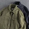 남성용 캐주얼 셔츠 간단한 작업복 레저 긴 소매 셔츠 남성용 면화 편안한 느슨한 봄과 가을 청소년 얇은 코트 944 230505
