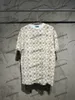 Xinxinbuy Men Designer Tee T Shirt 23SS Gradient Tieb Letter