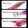 Baits Lures AS 10pcs Hard Bait Luminous Shrimp Squid Jigs Set 2.5#3.0#3.5# Sea Fishing Lure Set Artificial Cuttlefish Octopus Winter Fishing 230505