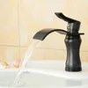Badrumsvaskar kranar bassängen kran svart enstaka handtag hål tappar grifo lavabo tvätt kallt vattenfall