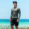 Mute Mute stagne SAILBEE Uomo Protezione UV Costumi da bagno Costume da bagno manica lunga Uomo Rashguard Surf Rash Guard Camicia da surf per nuoto Vela Drop Ship J230505