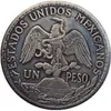 1909 1914 Mexico Silver Plated Copy Coins