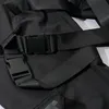 Sweetpants Techwear kargo pantolon çok cepli gündelik pantolon erkekler kadın kurdele tulumları erkek moda pantolon erkekler taktik kıyafetleri