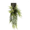 Vazen simulatie yunzhu muur hangende decoratieve groene bloemen set designer ruimtevaart display asperges varen