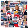 Adesivos de carro 50 pcs Donald Trump decalques vinil impermeabilizados para laptop skateboard garrafas de água do computador Drop entrega mob dhlee