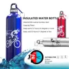 бутылка с водой на открытом воздухе велосипедная велосипедная бутылка алюминиевая бутылка спортивные бутылки с водой велосипедная чашка с водой с пряжкой для альпинизма 750 мл p230324