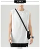 T-shirt da uomo M2369 Gilet senza maniche T-shirt a maniche corte da uomo in cotone con marchio Summer Tide