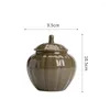 Storage Bottles Modern Ceramic Tea Jar Candy Sealed For Home Nuts Coffee Beans Medicinal Herbs Box Kitchen Container