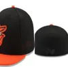 2023 Męskie baseball pełne zamknięte czapki Summer granatowy liter kość mężczyzn Kobiety czarny kolor wszystkie 32 drużyny Casual Sport Flat Hats „C” „Chicago Mix Colours A1