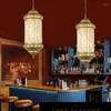 Wall Lamp Thai Style Creative Coffee Marockan Bar and Restaurant Aisle Card Colorful Retro Chandelier