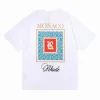 RHUDE marque de luxe Version hommes t-shirts T-Shirt mode hommes Designer décontracté coton vêtements de luxe manches de rue